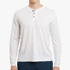 The SeaBreeze Henley | White -Fair Harbor 20200118 FH Henley White 889 99392ecc 0af1 4918 bb36 c69e3b62527c