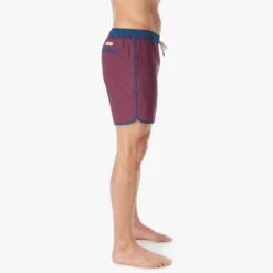 The Anchor | Nautical Red Wavy Geo -Fair Harbor ACH6 613 Nautical Red Wavy Geo 05