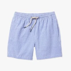 Kids Bayberry Trunk | Light Blue Seersucker