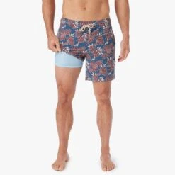 The Bayberry Trunk | Navy Crimson Leaves -Fair Harbor BAY7 432 Navy Crimson Leaves ONFIG 002 bc7dfe09 294e 43b8 9d60 a5b983d34b2b