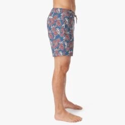 The Bayberry Trunk | Navy Crimson Leaves -Fair Harbor BAY7 432 Navy Crimson Leaves ONFIG 003 653769b7 cf07 4380 a725 f61e78ff73e7