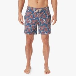 The Bayberry Trunk | Navy Crimson Leaves -Fair Harbor BAY7 432 Navy Crimson Leaves ONFIG 020 b397a842 49d7 4809 9167 91e6a9cd78a3