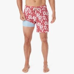 The Bayberry Trunk | Nautical Red Stamped Hibiscus -Fair Harbor BAY7 630 Nautical Red Stamped Hibiscus ONFIG 002 2ba4582f 2d73 4aa3 9d74 55c2291727e8