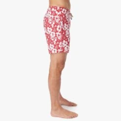 The Bayberry Trunk | Nautical Red Stamped Hibiscus -Fair Harbor BAY7 630 Nautical Red Stamped Hibiscus ONFIG 003 ddd2269a 773c 4186 b461 3091e453941d