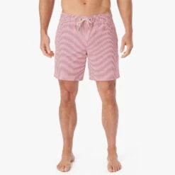 The Bayberry Trunk | Red Seersucker -Fair Harbor BAY7 682 Red Seersucker ONFIG 020 34619e4f 4bdf 4683 b49a e1e6f744e18a