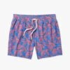 The Bungalow Trunk | Cobalt Neon Leaves -Fair Harbor BGL5 438 Cobalt Neon Leaves FLAT 001 0ff749d3 1b5c 4c15 b18e 981a1058334c