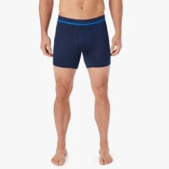 The BreezeKnit Boxer Brief (3-Pack) -Fair Harbor BZB1 400 NAVY ONFIG 001new2