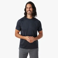 The BreezeKnit™ Tee | Black -Fair Harbor BZT1 001 Black ONFIG 021 51fbb290 b2e7 45c6 9ccb 97204e8b928b