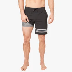 The Ozone (3-Pack) -Fair Harbor Black Grey Stripe 090 b0a4c404 aac7 4252 9652 b91eae05618e