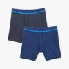 The BreezeKnit Boxer Brief (2-Pack) 2 The BreezeKnit Boxer Brief (2-Pack) -Fair Harbor BreezeKnitBoxer 2Pack Black Navy