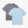 The BreezeKnit Tee (2-Pack) -Fair Harbor BreezeKnitTee 2Pack Charcoal LightBlue