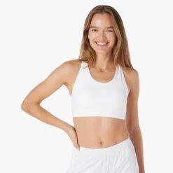 The Corliss Sports Bra | White -Fair Harbor CLB1 100 White ONFIG 002 ae7196ad b077 427f 904d b21aaf649d33