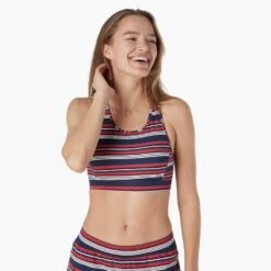The Corliss Sports Bra | Nautical Stripe -Fair Harbor CLB1 496 Nautical Stripe ONFIG 002 7571af89 3936 423a 98a1 37a087e7454a