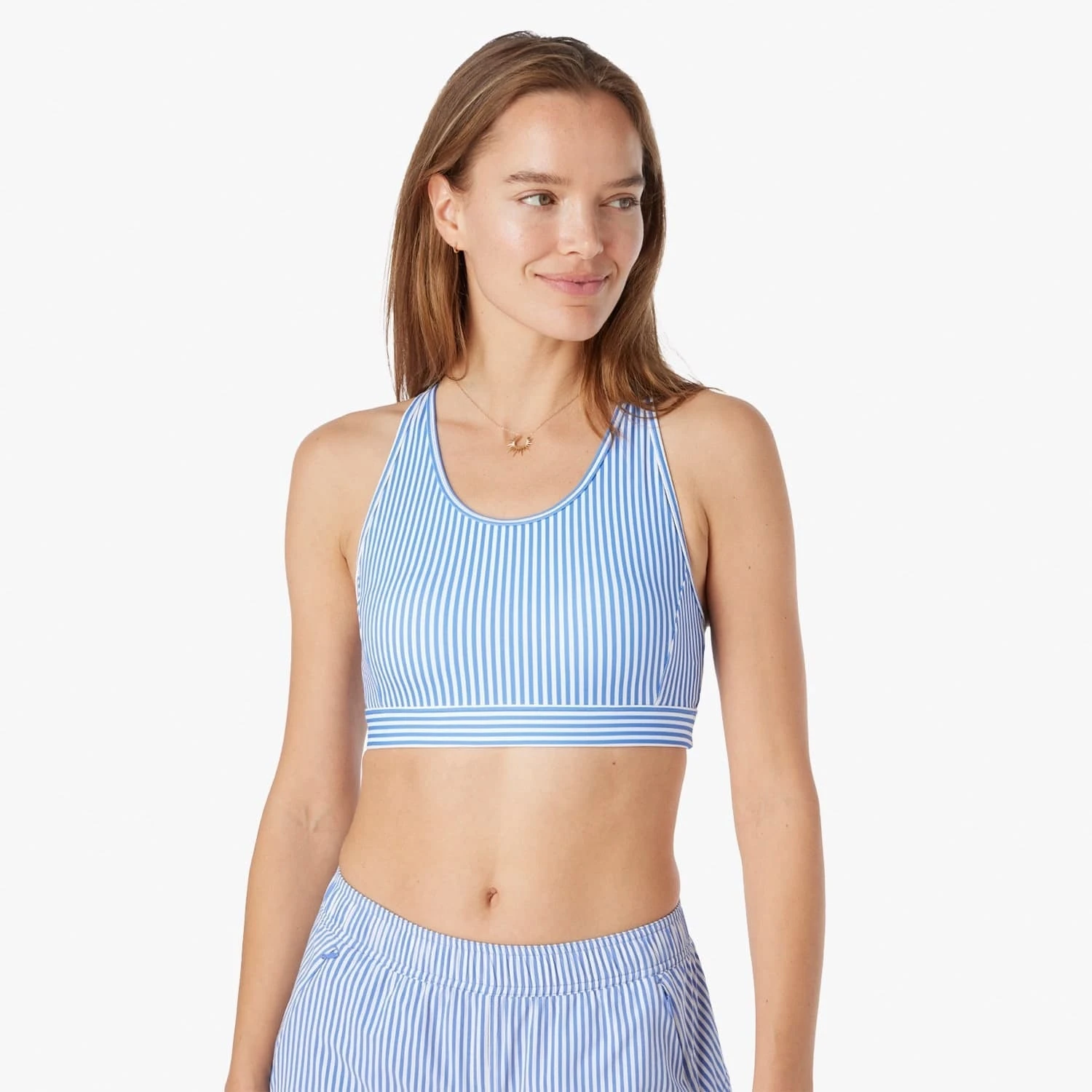 The Corliss Sports Bra | Sailing Stripe 8 The Corliss Sports Bra | Sailing Stripe - Image 6