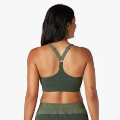 The Corliss Sports Bra | Thyme Colorblock -Fair Harbor F22 CORLISSBRA GREEN ON FIG 0164 acb91e71 3fde 414e b93e fd03954bfc22