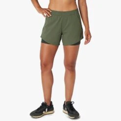 The Corliss Short | Thyme Colorblock -Fair Harbor F22 CORLISSHORT GREEN ON FIG 0033 386d159a 2f9e 4cb2 a3b9 f928002f70f1