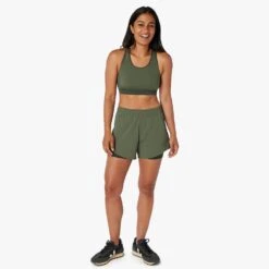 The Corliss Short | Thyme Colorblock -Fair Harbor F22 CORLISSHORT GREEN ON FIG 0118 892c0531 47c3 477b ba8e 26791f86054e