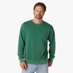 Saltaire Crewneck (2-Pack) -Fair Harbor F22 SALTAIRECREWNECK COASTALGREEN ON FIG 0193 fdb84118 abe2 4c18 a528 46b6108868ad