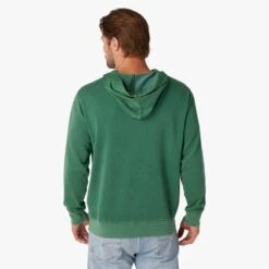 The Vintage-Wash Saltaire Hoodie | Coastal Green -Fair Harbor F22 SALTAIREHOODIE COASTALGREEN ON FIG 0154 d94cf9cc 384b 4444 861e 3e07d7fecd1b