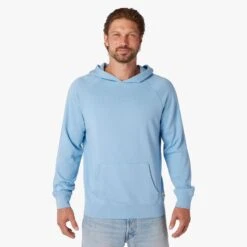 The Vintage-Wash Saltaire Hoodie | Surf Blue -Fair Harbor F22 SALTAIREHOODIE SURFBLUE ON FIG 0239 4b22d753 54d2 4fac 9a60 37757e548b65