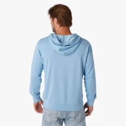 The Vintage-Wash Saltaire Hoodie | Surf Blue -Fair Harbor F22 SALTAIREHOODIE SURFBLUE ON FIG 0288 94f33d13 76e8 4eaa 96bb 1fc43f0e48e6