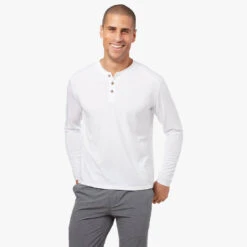 The SeaBreeze Henley | White -Fair Harbor Henly White 963 3c718d33 972f 40e1 b5b0 74c64bcc9b2e