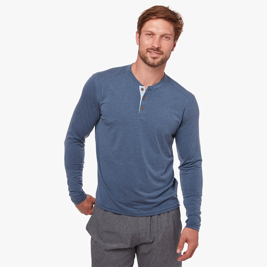 The SeaBreeze Henley | Dark Denim 8 The SeaBreeze Henley | Dark Denim - Image 6