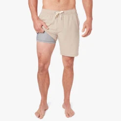 The One Short | Khaki -Fair Harbor OF Mens OneShort Khaki Liner 016 0d406cb5 3e11 4475 a659 a535d75fa39e