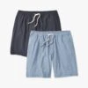 The One Short (2-Pack) -Fair Harbor OneShort 2Pack Blue Navy