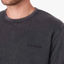 The Vintage-Wash Saltaire Crewneck | Black 14 The Vintage-Wash Saltaire Crewneck | Black -Fair Harbor SALTAIR CREWNECK CHARCOAL 098 2258eff1 5b5d 4e49 bea6 6e54f5b8b8af