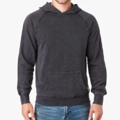 The Vintage-Wash Saltaire Hoodie | Black -Fair Harbor SALTAIR HOODIE CHARCOAL 385 3122428a 60dc 4745 afae 02a5a255a09c