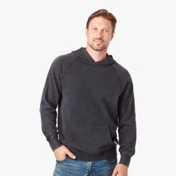 The Vintage-Wash Saltaire Hoodie | Black -Fair Harbor SALTAIR HOODIE CHARCOAL 407 5f94e82c e6b7 4cad 92e0 8ac96e9592d8