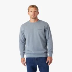 The Vintage-Wash Saltaire Crewneck | Slate 14 The Vintage-Wash Saltaire Crewneck | Slate -Fair Harbor SCN2 602 SLATE ONFIG 001 3ac7aa1d 7fbf 4d18 a73d 7ef2adc88e64