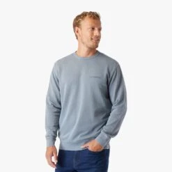 The Vintage-Wash Saltaire Crewneck | Slate 13 The Vintage-Wash Saltaire Crewneck | Slate -Fair Harbor SCN2 602 SLATE ONFIG 020 49976b61 c6f1 45ad 826b 56c1159acd12