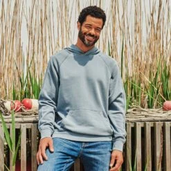 The Saltaire Hoodie (2-Pack) -Fair Harbor SHO1 015 SLATE LIFESTYLE b85279f3 ea07 47d6 91d6 deb745c14fc0