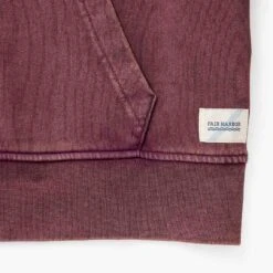 The Vintage-Wash Saltaire Hoodie | Burgundy 21 The Vintage-Wash Saltaire Hoodie | Burgundy -Fair Harbor SHO1 602 BURGUNDY FLAT 003 71bd3b2b 32e6 4b60 8a02 ad41cd9db287