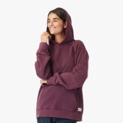 The Vintage-Wash Saltaire Hoodie | Burgundy 17 The Vintage-Wash Saltaire Hoodie | Burgundy -Fair Harbor SHO1 602 BURGUNDY ONFIG WOMEN 001 099433b0 20e2 4f61 ad19 75fac315b35e