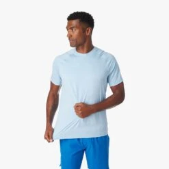 The BreezeKnit™ Tee | Light Blue 13 The BreezeKnit™ Tee | Light Blue -Fair Harbor SP23 ON FIG BREEZEKNIT HEATHER BLUE 039 172df67f e4bc 4cc4 884b f834cac80c0c