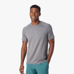 The BreezeKnit™ Tee | Charcoal -Fair Harbor SP23 ON FIG BREEZEKNIT HEATHER CHARCOAL 010 ed55e74e bec4 478b ae5e 9fbae148180f