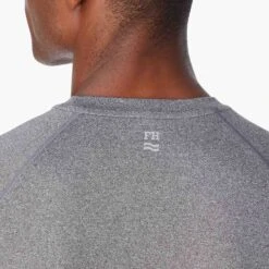 The BreezeKnit™ Tee | Charcoal -Fair Harbor SP23 ON FIG BREEZEKNIT HEATHER CHARCOAL 064 fb1fe8c3 e781 4061 ba5a 4964d77e0955