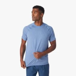 The BreezeKnit™ Tee | Navy 11 The BreezeKnit™ Tee | Navy -Fair Harbor SP23 ON FIG BREEZEKNIT HEATHER NAVY 039 95a873ea d210 4549 a0f6 33afa70dd67d