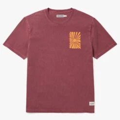 The Saltaire Graphic Tee | Red Sundrenched