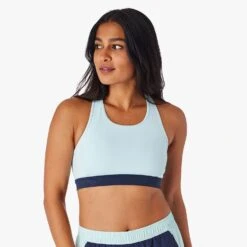 The Corliss Sports Bra | Light Blue Colorblock -Fair Harbor SS22009 SP22 instudio photo Look10 CLB12 452 026 91ff878c bdcd 4465 8939 77ba454f4051