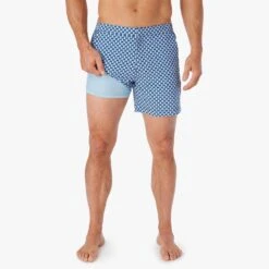 The Sextant Trunk | Sky Blue Retro Flower -Fair Harbor SXT6 495 Sky Blue Retro Flower ONFIG 002 2c28b2e4 6d89 4f10 9395 7413f1b7c76e