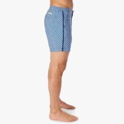 The Sextant Trunk | Sky Blue Retro Flower -Fair Harbor SXT6 495 Sky Blue Retro Flower ONFIG 003 f0e30b4f 1a00 4d29 b318 ef38c1342b6e