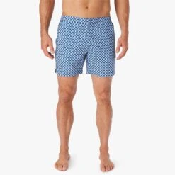 The Sextant Trunk | Sky Blue Retro Flower -Fair Harbor SXT6 495 Sky Blue Retro Flower ONFIG 020 0eb6f114 beba 4cd2 915f 0d70846ac7ea