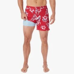 The Sextant Trunk | Red Hibiscus -Fair Harbor SXT6 622 Red Hibiscus ONFIG 002 fde7922b c5a4 41f7 9368 b7dd8c322644