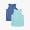 The Seabreeze Tank (2-Pack) -Fair Harbor SeaBreezeTank 2Pack Indigo AntiguaSand