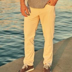 The Compass Pant | Stone -Fair Harbor THECOMPASSPANT STONE LIFESTYLE 001 1a50d91c ae22 4fb4 b0b9 65f531987cee