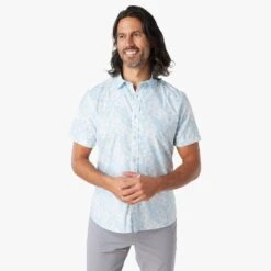The Windward Shirt (2-Pack) 11 The Windward Shirt (2-Pack) -Fair Harbor WSS1 468 Light Blue Hibiscus ONFIG 002 c8e49999 389e 4af3 a47a a538b920b429